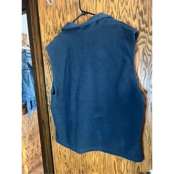 Columbia Blue Fleece Vest Men’s Size XL - Picture 7 of 10